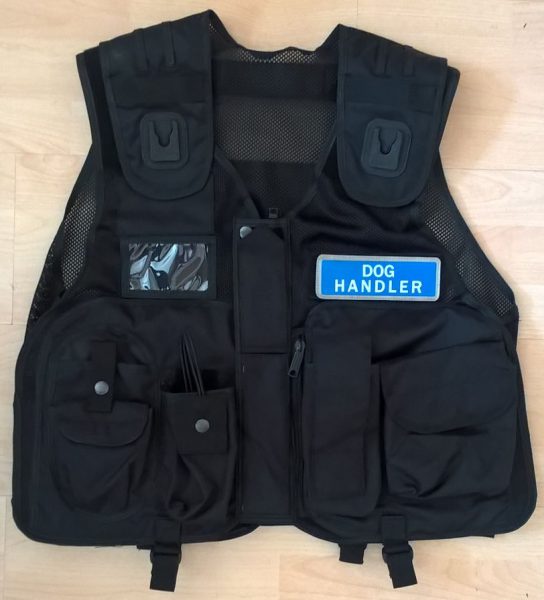 Black Tactical Vest (HW280) Hire Witness Security Products and