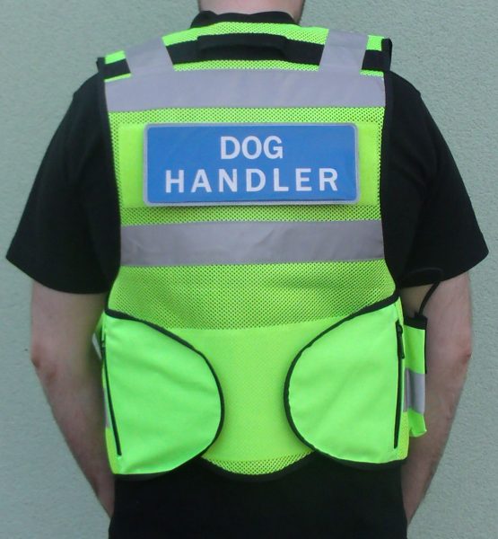 Green Hi Viz CCTV Enforcement Police Dog Handler Tac Vest Tactical Vest Security