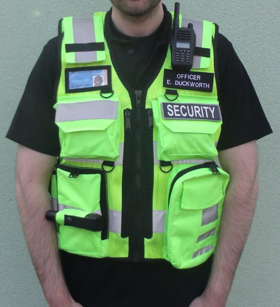 Police Enforcement Green Hi Viz Tactical Vest Security Dog Handler Tac Vest CCTV